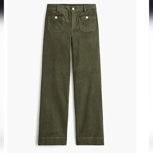 Lizzie Pocket Cord Pants in Spanish Moss